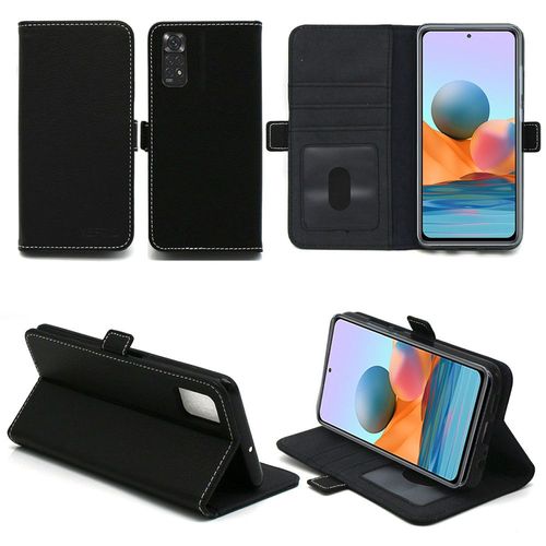 Xiaomi Redmi Note 11 Pro 5g Etui Noir Protection Portefeuille À Rabat Avec Porte Cartes - Housse Xiaomi Redmi Note 11 Pro 5g Noire Folio Coque Silicone Antichoc Smartphone 2022 - Accessoires Pochette Case