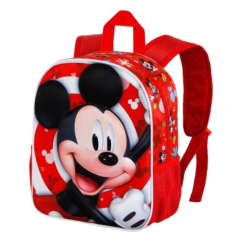 Sac à dos 3D Petit - Disney Mickey Mouse Twirl - Rouge - Taille Unique