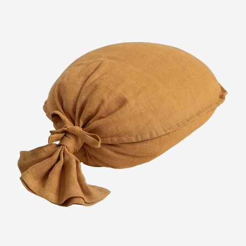 Coussin En Lin Pour Enfants Lacour Jaune Curry