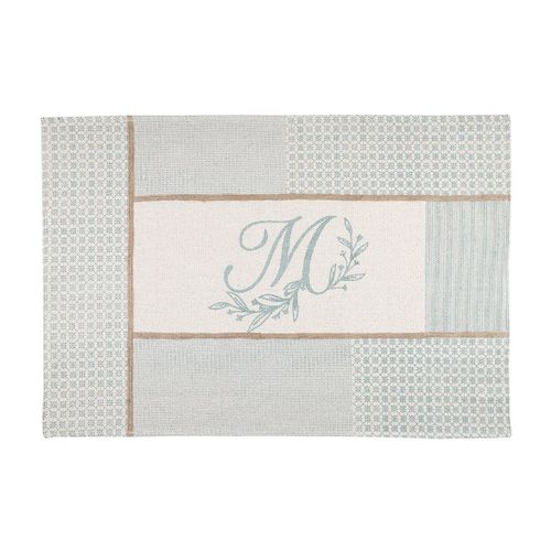 Tapis 60x90 Cm Constance Azur Coton