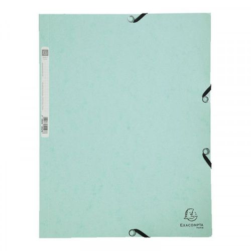 Chemise À Élastique 3 Rabats - A4 - Vert Pastel - Exacompta