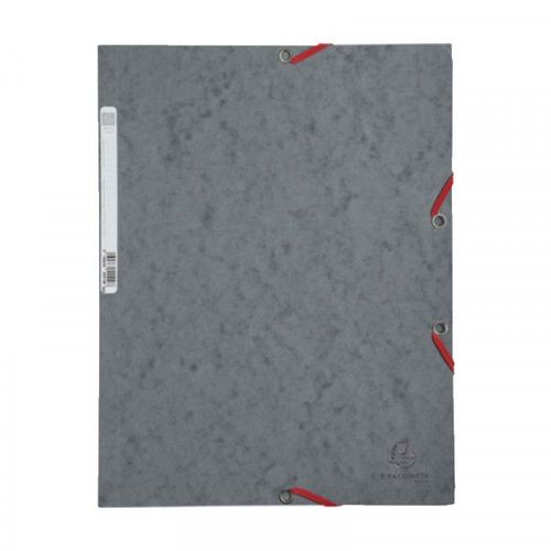 Chemise À Élastique 3 Rabats - A4 - Gris - Exacompta