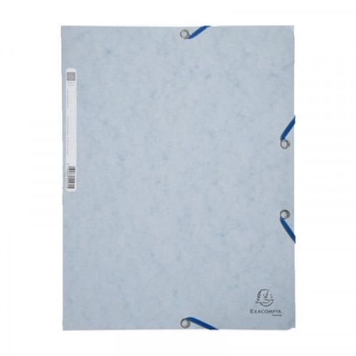 Chemise À Élastique 3 Rabats - A4 - Gris Clair - Exacompta
