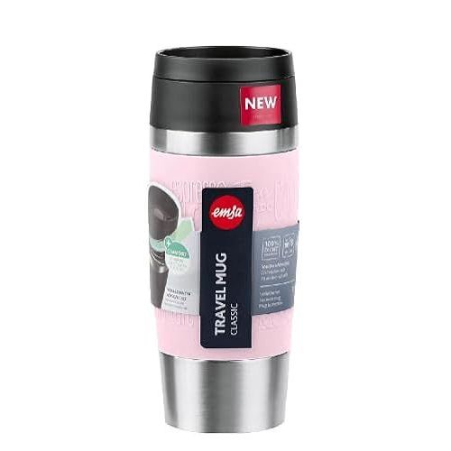 Travel Mug Classic Thermobecher (hellrosa/edelstahl, 0,36 Liter)