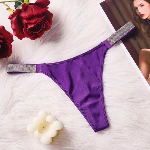 Soutien-Gorge String Taille Basse Pour Femme,Lingerie Confortable,Culotte Grande Taille,Lettre Biscuits,Rose,Blanc,Sous-Vêtements Sans Couture,Slips Sexy,Mode - Type Cotton Thong-L #D