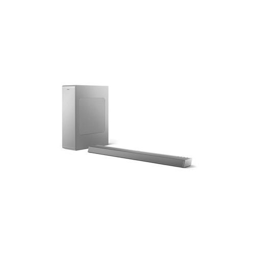 Philips B6405/10 Barre de Son avec Caisson de Basse Sans Fil - Modèle 2020/2021 - Argent