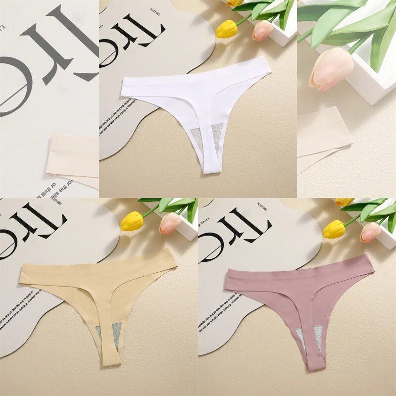 Finetoo-Strings Sans Couture Pour Femmes,Culottes Sexy,Sous-...