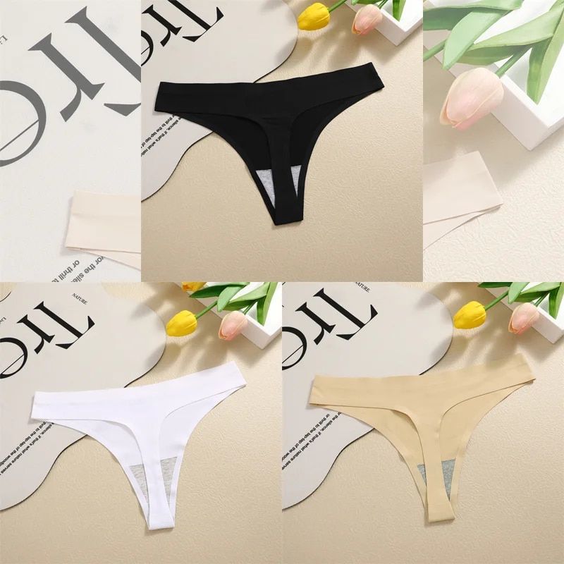 Finetoo-Strings Sans Couture Pour Femmes,Culottes Sexy,Sous-...