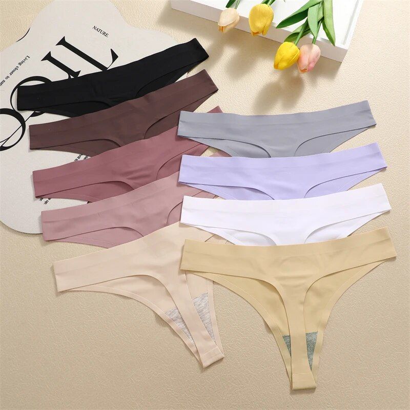 Finetoo-Strings Sans Couture Pour Femmes,Culottes Sexy,Sous-... - 3