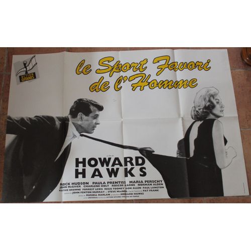 Le Sport Favori De L'homme - Rock Hudson, Affiche De Cinéma 80 X 120 Cm