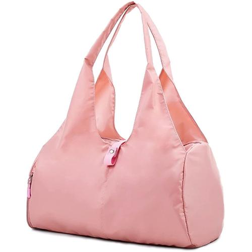 Sac De Sport, Sac D'entraînement Avec Compartiment À Chaussures Pour Sac De Sport, Sac De Fitness, Sac De Bain, Sac De Voyage, Sac De Week-End, Sac De Voyage Pour Homme Et Femme?Rose?