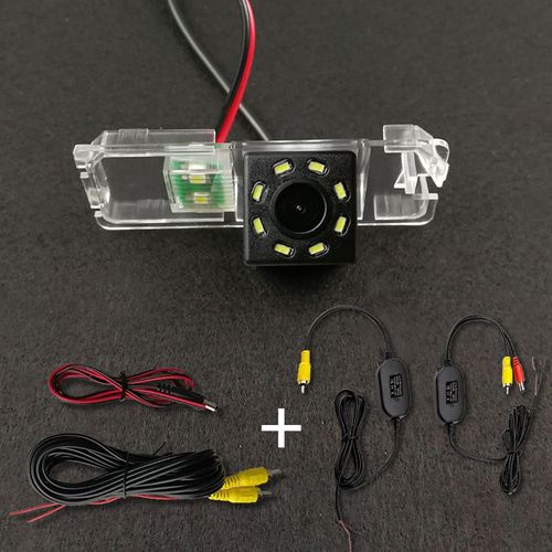 Kit Sans Fil 8 Leds - Caméra De Recul Hd Ccd Pour Voiture, Vision Nocturne, Pour Volkswagen Vw Passat Cc B6 Polo Hatchback Golf Jetta Magotan Bora Scirocco