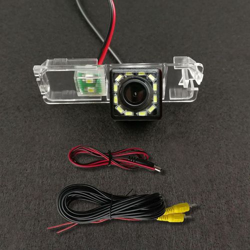 12 Leds - Caméra De Recul Hd Ccd Pour Voiture, Vision Nocturne, Pour Volkswagen Vw Passat Cc B6 Polo Hatchback Golf Jetta Magotan Bora Scirocco