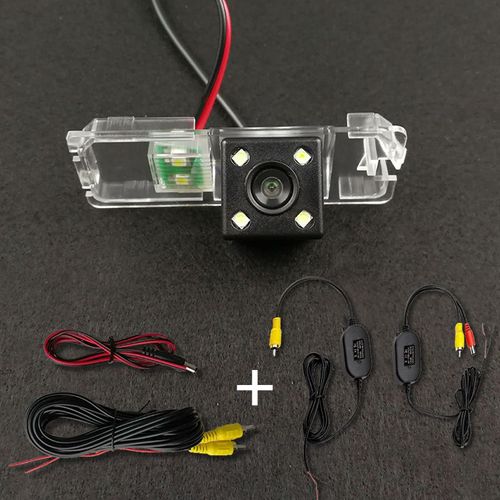 Kit Sans Fil 4 Leds - Caméra De Recul Hd Ccd Pour Voiture, Vision Nocturne, Pour Volkswagen Vw Passat Cc B6 Polo Hatchback Golf Jetta Magotan Bora Scirocco