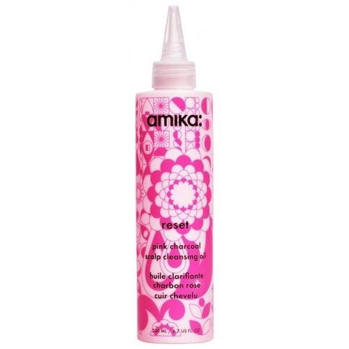 Huile Démaquillante Charbon Rose Reset Amika 200ml 