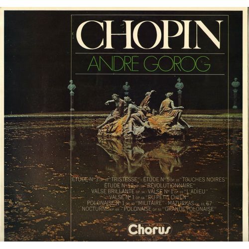 Andre Gorog Chopin Recital 60's Stereo Lp Chorus 19