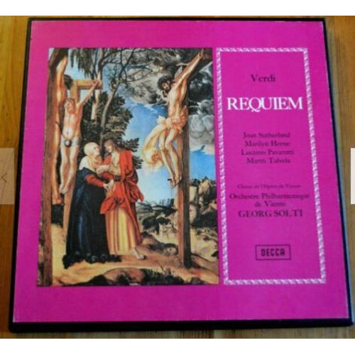 Verdi Requiem Georg Solti Sutherland Horne Pavarotti Talvela 2 Lp
