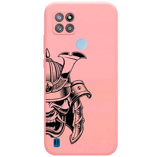 Coque Rose Realme C21y C25y Casque Samourai