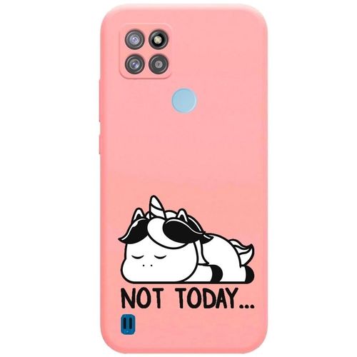 Coque Rose Realme C21y C25y Licorne Paresseux
