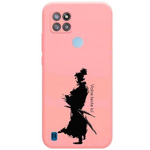 Coque Rose Realme C21y C25y Samourai Personnalisee
