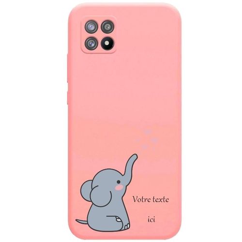 Coque Rose Realme 8i Elephant Et Coeur