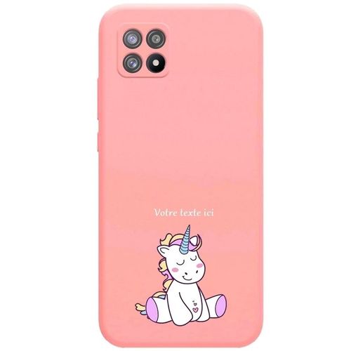 Coque Rose Realme 8i Licorne Enjoy Personnalisee