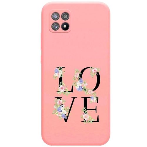 Coque Rose Realme 8i Love Fleur Pastel Personnalisee