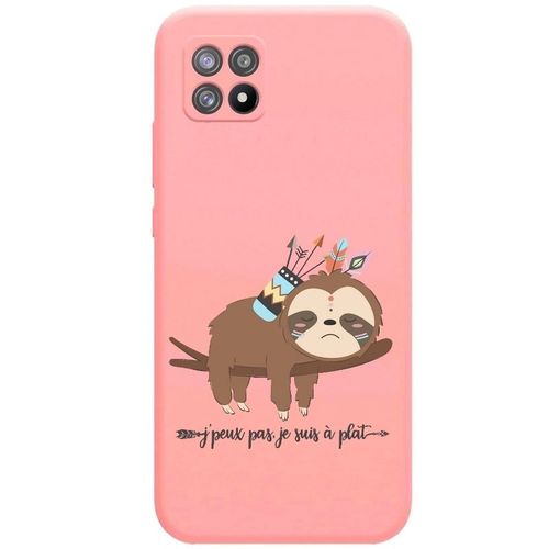 Coque Rose Realme 8i Paresseux Boho Kawaii
