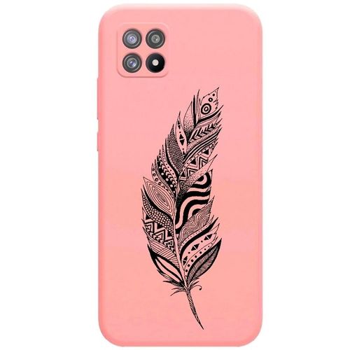 Coque Rose Realme 8i Plumes