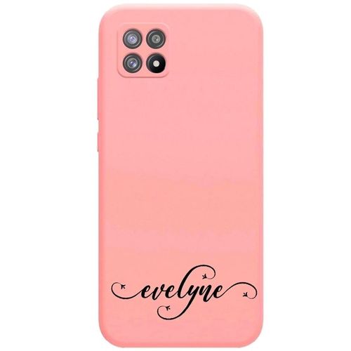 Coque Rose Realme 8i Avec Votre Prenom 1 Fleur