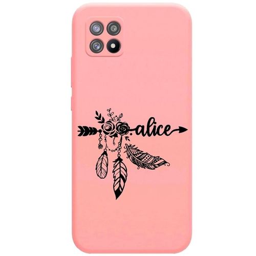 Coque Rose Realme 8i Avec Votre Prénom 6 Fleur