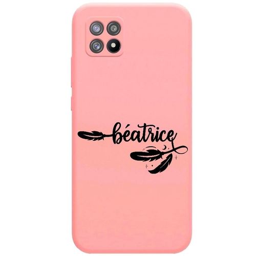 Coque Rose Realme 8i Avec Votre Prénom 6 Plume