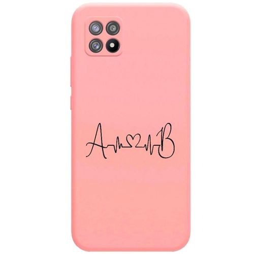Coque Rose Realme 8i Avec Avec Vos Initiales Et Coeur