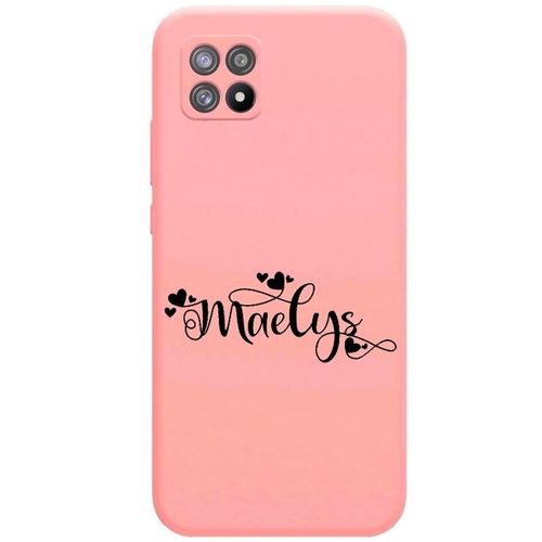 Coque Rose Realme 8i Avec Votre Prénom 26 Petit Coeur