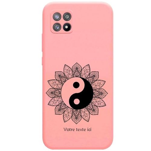 Coque Rose Realme 8i Yin Yang Mandala Personnalisee