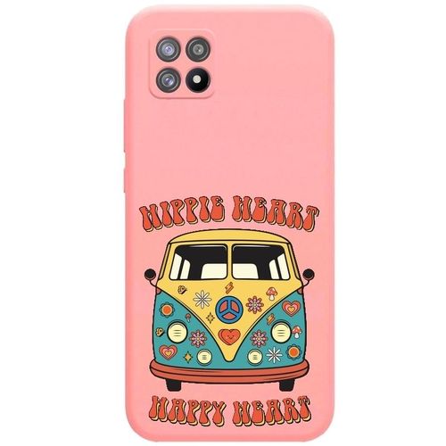 Coque Rose Realme 8i Van Hippie Peace And Love