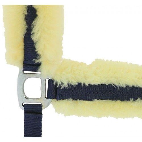 Licol Equithème "Mouton Synthétique" - Couleur : Marine, Taille : Cheval