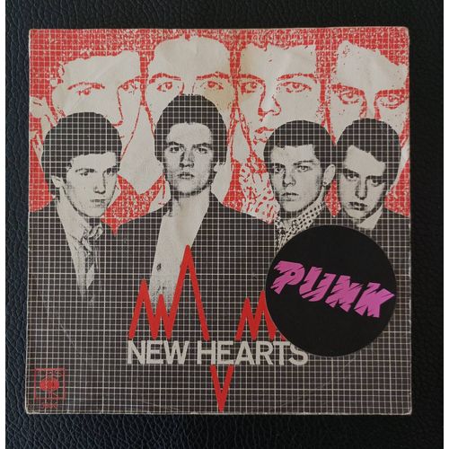 New Hearts - Just Another Teenage Anthem - Cbs 5800 - 1977 - Pochette Vide Sans Vinyle (No Vinyl) + Sticker "Punk"