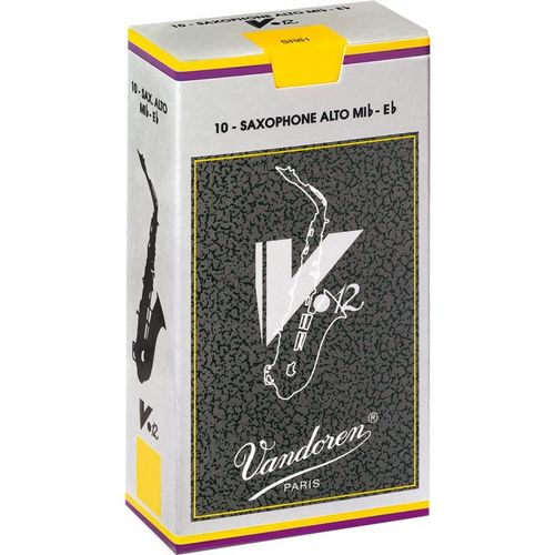 Boîte De 10 Anches V12 Saxophone Alto Force 4 - Vandoren Sr614
