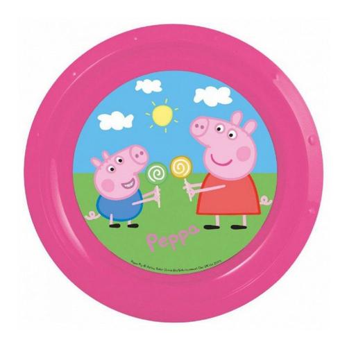 Assiette Plate Peppa Pig Repas Enfant Plastique