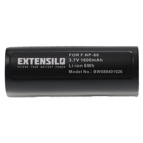 EXTENSILO Batterie compatible avec Leica Digilux Zoom appareil photo, reflex numérique (1600mAh, 3,7V, Li-ion)