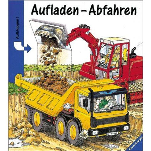 Aufladen - Abfahren: Bilderbuch Mit Klappen