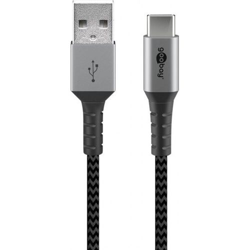 Cable Goobay Compatible Usb 3.0 Type C - A 2m Mm (gris)