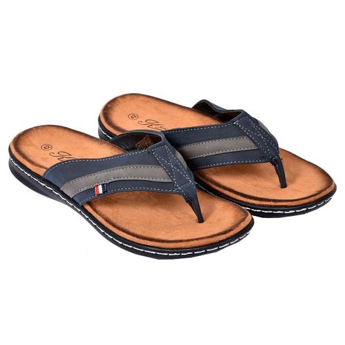 Tong Premiums Chaussure D'été Qualité Et Confort Su2570 Marine