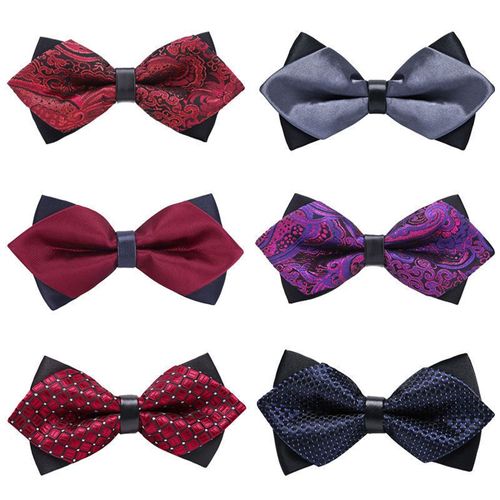 N¿Ud Papillon Pointu À La Mode, Costume De Fête De Mariage, Cravate D'affaires, Accessoires Pour Vêtements De Marié, Nouvelle Collection 2021
