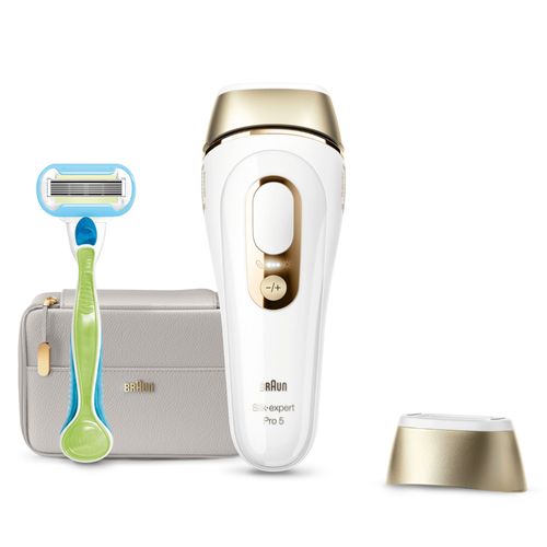 Braun Silk-Expert Pro 5 Pl5054 - Système D'épilation - Blanc/Or