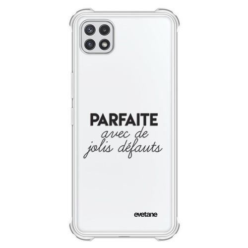 Coque Samsung Galaxy A22 5g Silicone Antichocs Solides Coins Renforcés Protection Housse Transparente Parfaite Avec De Jolis Défauts Evetane