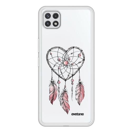 Coque Samsung Galaxy A22 5g 360 Intégrale Transparente Attrape Coeur Tendance Evetane.