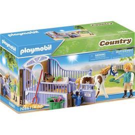 Playmobil Country 5983 - Box à chevaux avec chevaux et soigneur