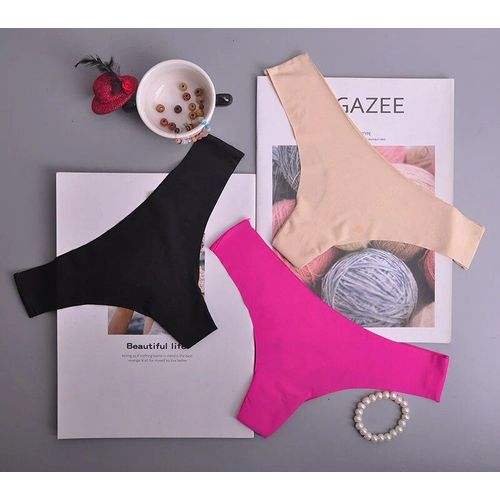 Sous-Vêtements Invisibles Sans Couture Pour Femmes,Culotte T-String Sexy,Lingerie Intime Ultra-Mince Pour Dames,1 Pièce/Lot,Afq1502 - Type Ac126meiheifu-L